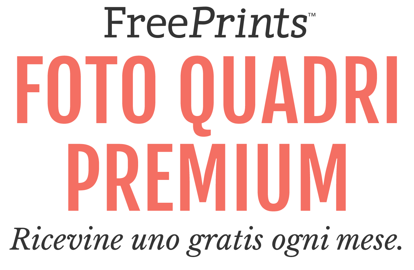 Ricevi un foto quadro gratis dall'app FreePrints Photo Tiles